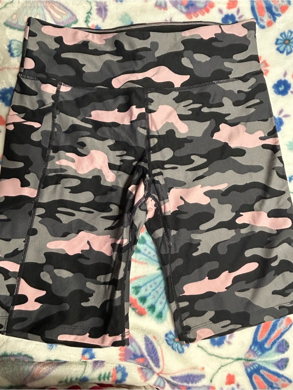 Calvin Klein Black and White Performance Biker Shorts